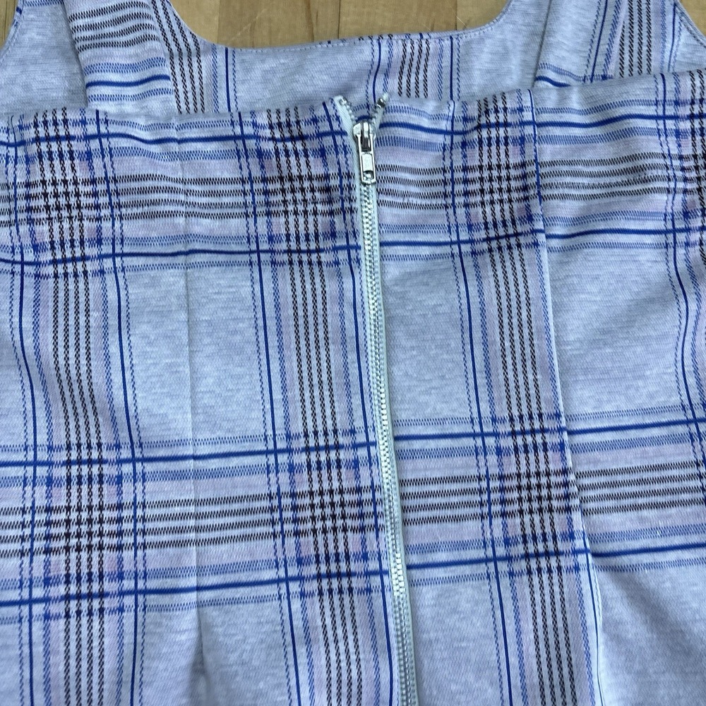 Altar'd State School Girl Jumper Dress Medium Academia Preppy Gossip Girl Plaid - Picture 9 of 9